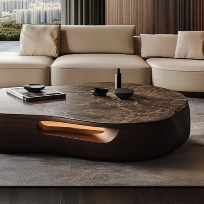 Nordic Solid Wood Coffee Table | Scandinavian Minimalist Lounge Furniture