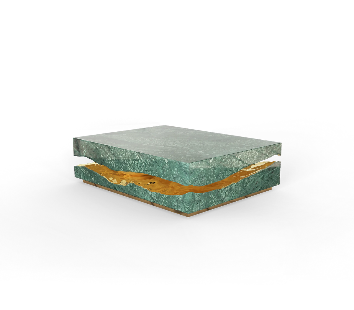 Black Marble Square Coffee Table | Luxury Living Room Furniture | European Design