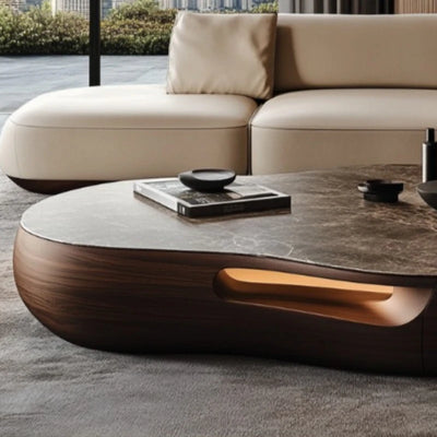 Nordic Solid Wood Coffee Table | Scandinavian Minimalist Lounge Furniture