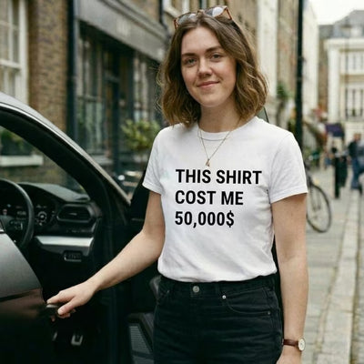 This Shirt Cost Me 50,000 Dollars T-Shirt PNG, Funny Rich Shirt Design, Expensive Shirt Png,Money Joke Tee,Viral Humor PNG, Digital Download